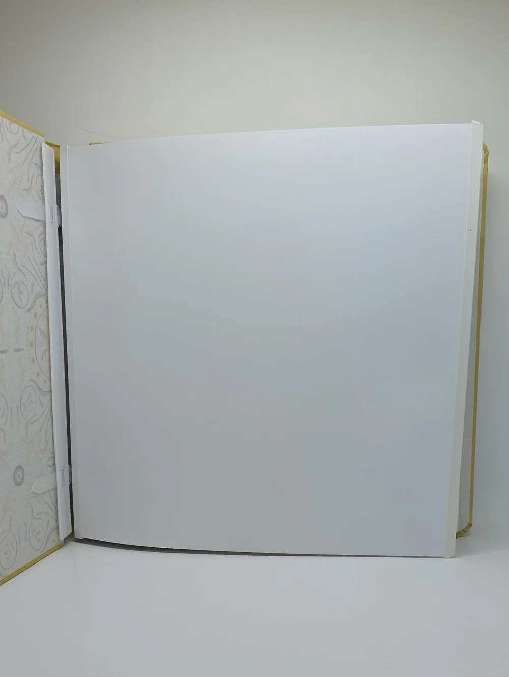 NWOT Creative Memories Mustard Yellow Fabric Cover 15 Pages 12.5